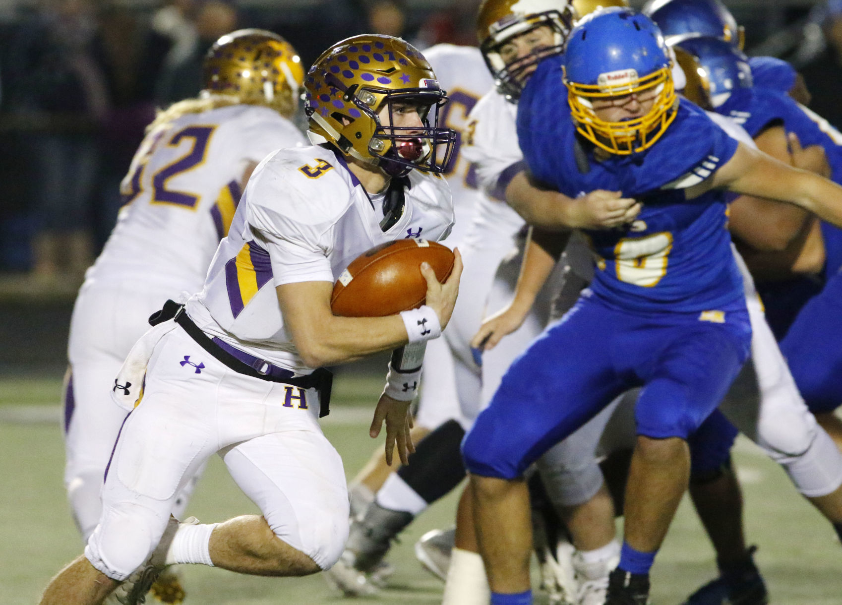 4A football semistate: Hobart vs. East Noble